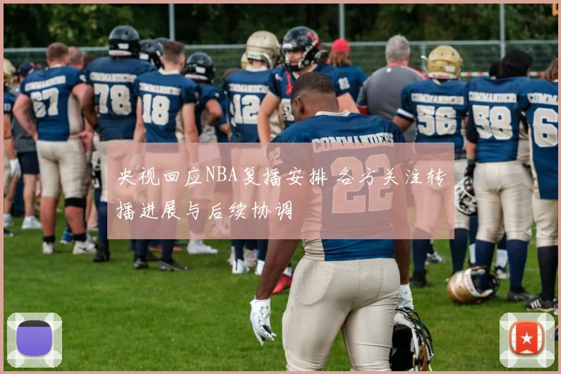 央视回应NBA复播安排 各方关注转播进展与后续协调