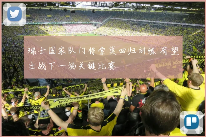 瑞士国家队门将索莫回归训练 有望出战下一场关键比赛